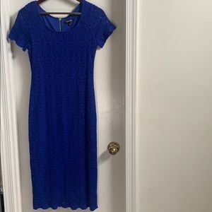 Elegant Long Blue Dress